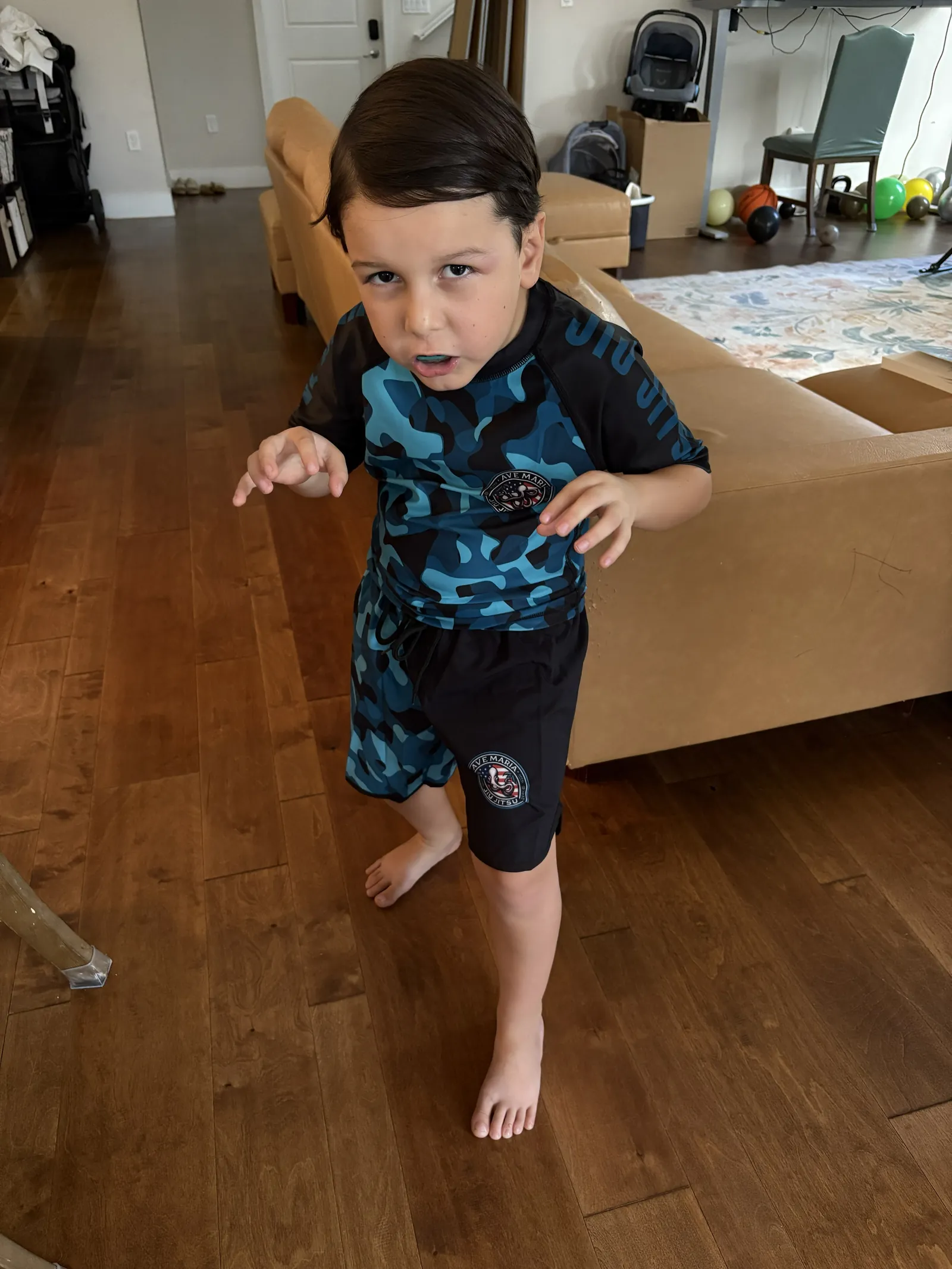 John Paul Dobbins in jiu-jitsu clothes