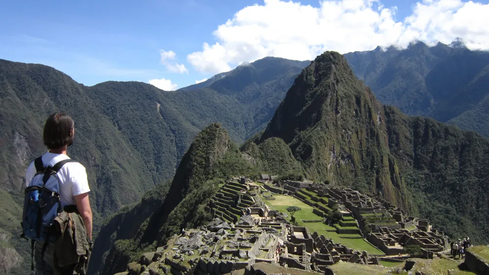 Patrick Dobbins at Machu Picchu
